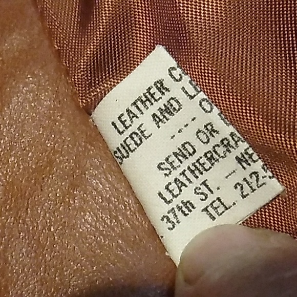 Vintage Bar C CARAMEL Leather VEST  Perfect Unisex 🤠 Sz Small Men’s - Picture 10 of 16